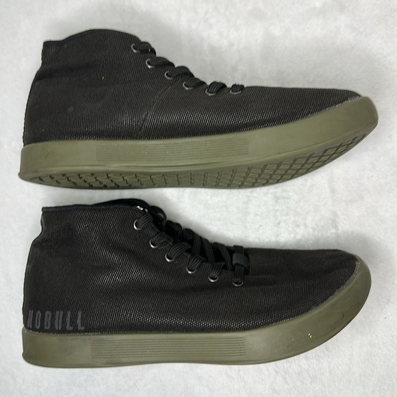 NoBull Unisex Black Coffee Canvas Mid Trainer M 6.5 W 8 - Picture 6 of 10